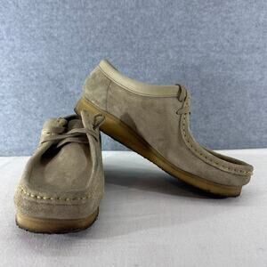 Clarks Wallabee Women's sz 10 Maple Suede Classic Preppy Moccasin